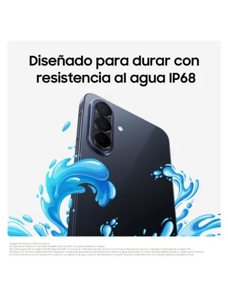 Móvil Samsung Galaxy A57 5G 8GB 256GB Lila y Protector Safe
