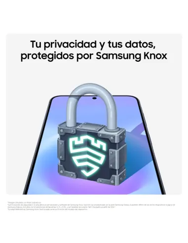 Móvil Samsung Galaxy A57 5G 8GB 256GB Lila y Protector Safe
