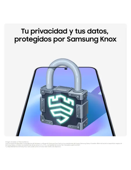 Móvil Samsung Galaxy A57 5G 8GB 256GB Lila y Protector Safe