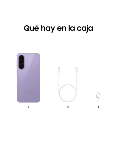 Móvil Samsung Galaxy A57 5G 8GB 256GB Lila y Protector Safe