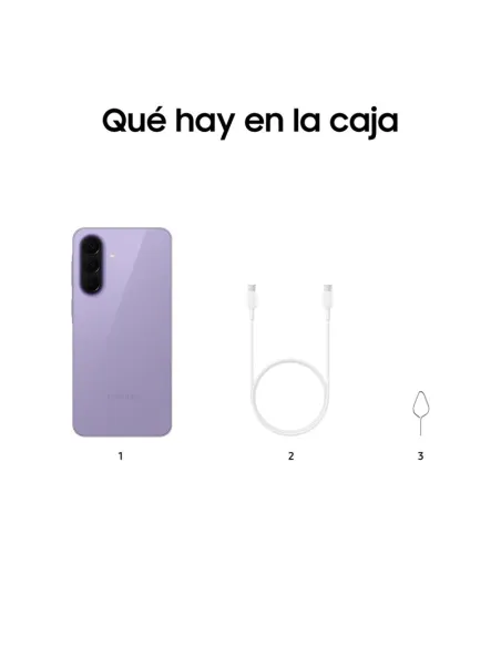 Móvil Samsung Galaxy A57 5G 8GB 256GB Lila y Protector Safe