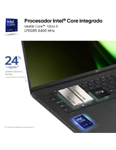 LG Gram 14ZB90S-G.AX55BNS portátil ultraligero 14" FreeDOS