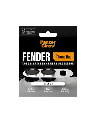 PanzerGlass Fender Camera Protector White iPhone Duo cámara