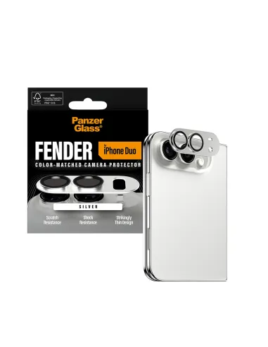 PanzerGlass Fender Camera Protector White iPhone Duo cámara