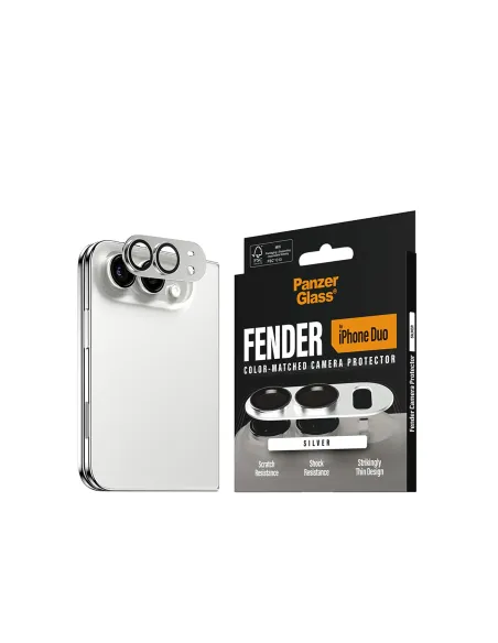 PanzerGlass Fender Camera Protector White iPhone Duo cámara
