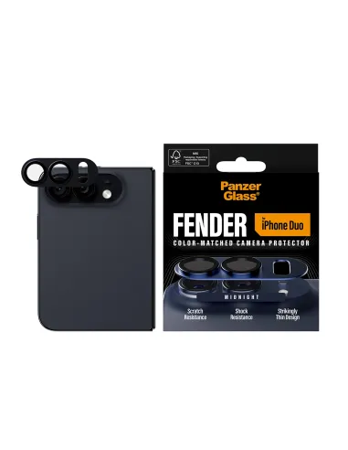 PanzerGlass Fender protector de cámara Midnight iPhone Duo