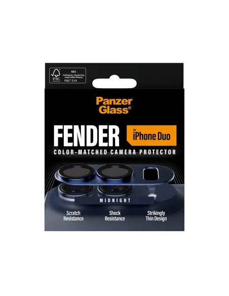 PanzerGlass Fender protector de cámara Midnight iPhone Duo