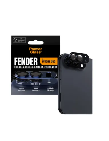 PanzerGlass Fender protector de cámara Midnight iPhone Duo