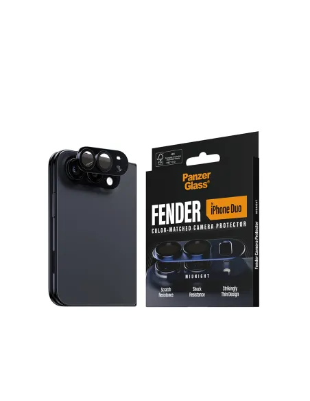 PanzerGlass Fender protector de cámara Midnight iPhone Duo