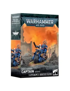 Capitán en moto Captain on Bike Space Marines Warhammer 40.000-97966