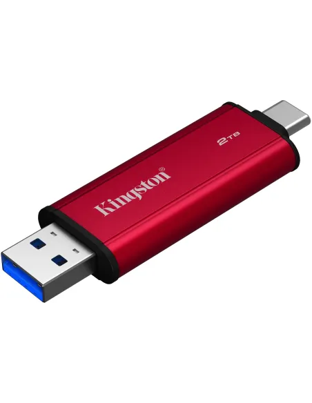 Kingston Technology 2TB Dual Portable SSD Rojo