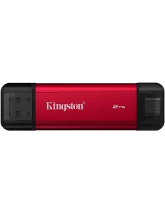 Kingston Technology 2TB Dual Portable SSD Rojo USB-A/C 3.2Gen 2 1050MB/s Compacto Plug&Play-FAEDDE0494