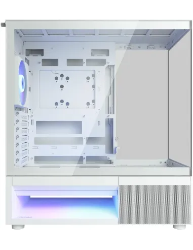 Cougar CFV220 RGB Blanca: caja ATX blanca ARGB panorámica