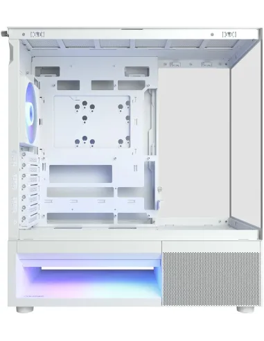 Cougar CFV220 RGB Blanca: caja ATX blanca ARGB panorámica