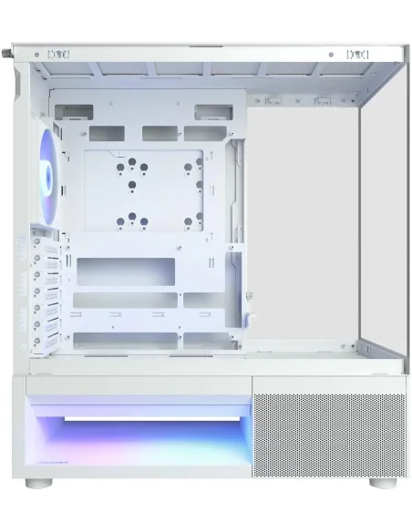 Cougar CFV220 RGB Blanca: caja ATX blanca ARGB panorámica