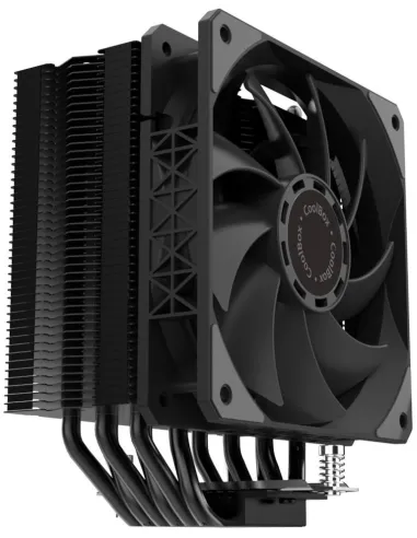 CoolBox H6 Black: disipador CPU con 6 heatpipes y 240W TDP