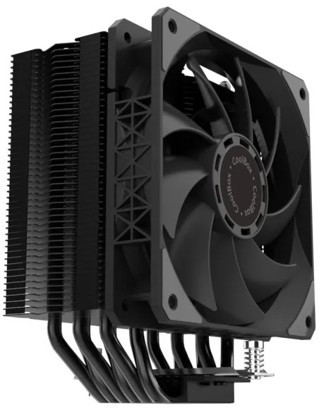 CoolBox H6 Black: disipador CPU con 6 heatpipes y 240W TDP