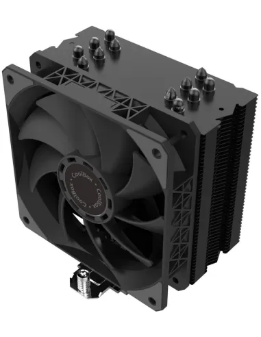 CoolBox H6 Black: disipador CPU con 6 heatpipes y 240W TDP