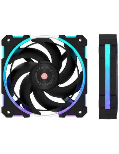 CoolBox X12 Ring ARGB: ventilador PWM 120 mm ARGB para PC