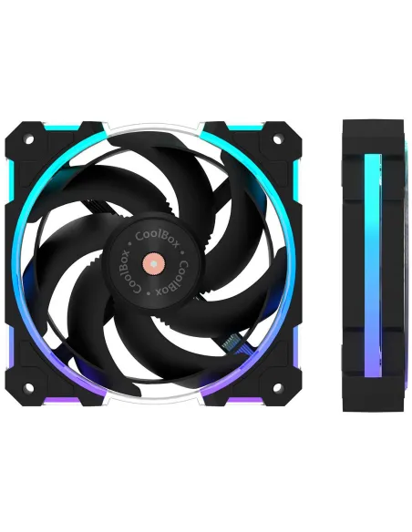 CoolBox X12 Ring ARGB: ventilador PWM 120 mm ARGB para PC