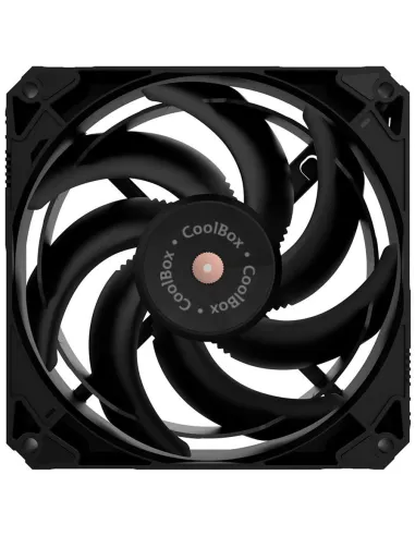 CoolBox V12 Black Ventilador 120 mm PWM