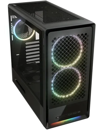 Cougar DUOAIR RGB Negro: caja ATX con frontal dual y USB-C