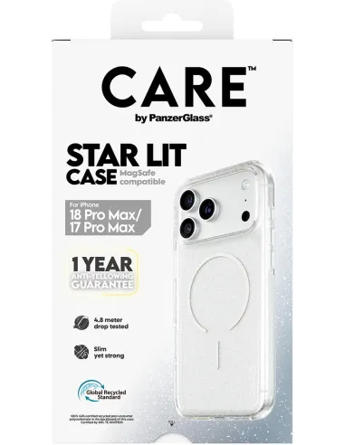 PanzerGlass Care Star Lit MagSafe iPhone 17 y 18 Pro Max