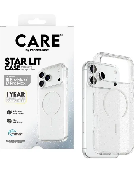 PanzerGlass Care Star Lit MagSafe iPhone 17 y 18 Pro Max