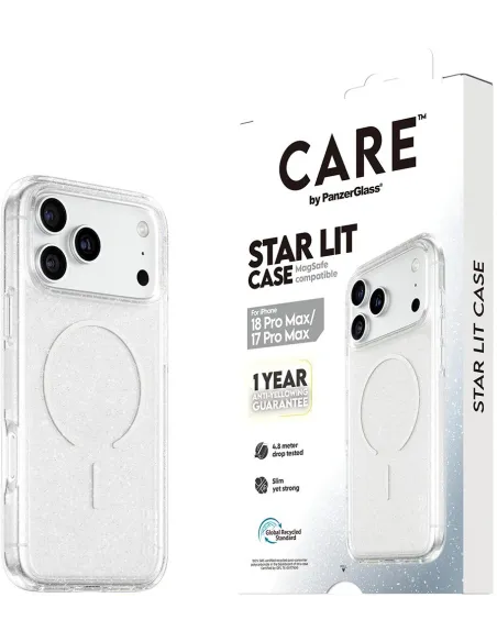 PanzerGlass Care Star Lit MagSafe iPhone 17 y 18 Pro Max