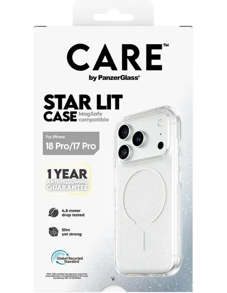 Funda PanzerGlass Care Star Lit MagSafe iPhone 17 y 18 Pro