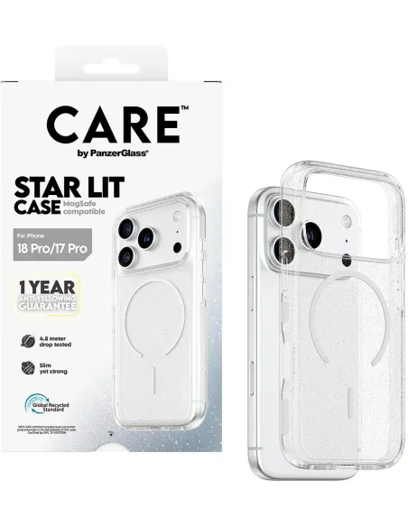 Funda PanzerGlass Care Star Lit MagSafe iPhone 17 y 18 Pro