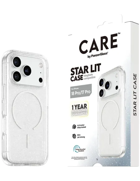 Funda PanzerGlass Care Star Lit MagSafe iPhone 17 y 18 Pro
