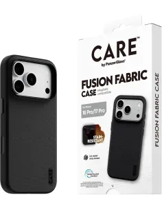 PanzerGlass Care Fusion Fabric Black MagSafe iPhone 17 Pro y iPhone 18 Pro-AATFYC3698