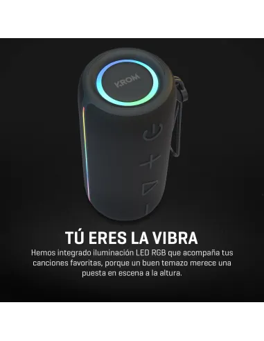 KROM Jammin altavoz Bluetooth portátil 20 W para música