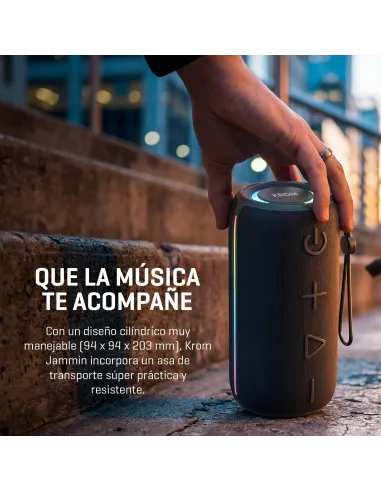 KROM Jammin altavoz Bluetooth portátil 20 W para música