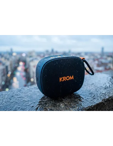 KROM Groovy altavoz portátil Bluetooth para música en casa