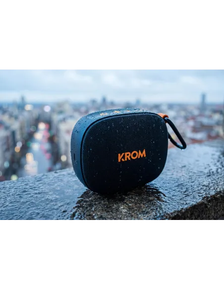 KROM Groovy altavoz portátil Bluetooth para música en casa