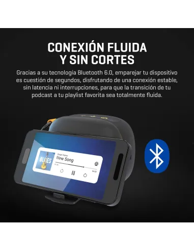 KROM Groovy altavoz portátil Bluetooth para música en casa