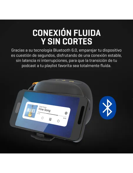 KROM Groovy altavoz portátil Bluetooth para música en casa