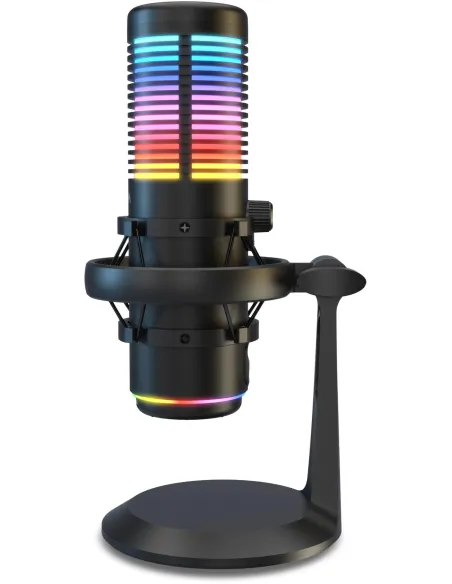 KROM Kaze Pro micrófono streaming RGB con brazo articulado