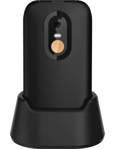 Gigaset GL40 Negro: teléfono 4G plegable con SOS y USB-C
