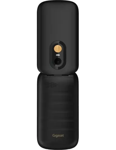 Gigaset GL40 Negro: teléfono 4G plegable con SOS y USB-C