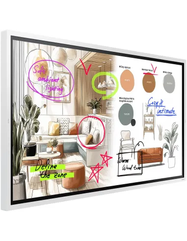 Samsung LH65WMFWBGCXEN WM65FX: pantalla interactiva 4K UHD