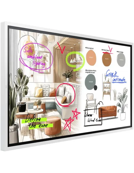 Samsung LH65WMFWBGCXEN WM65FX: pantalla interactiva 4K UHD