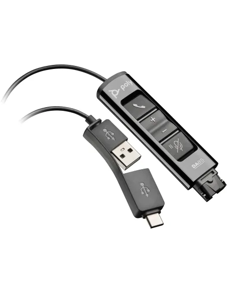 HP Poly DA85 Adaptador USB a QD compatible con TAA