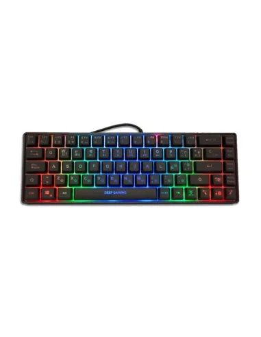 CoolBox DeepGaming TM065 Mini Teclado Gaming RGB Negro