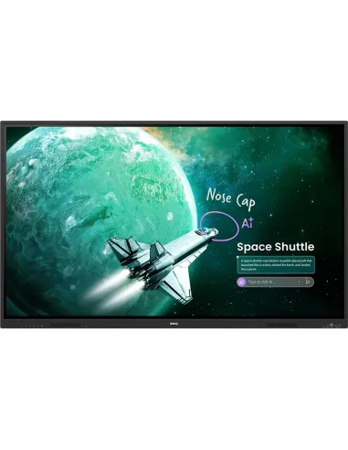 BenQ RE7505A Pantalla Interactiva 4K de 75 , 400nits ,  Android 16 , Certificación Google EDLA, Play Store