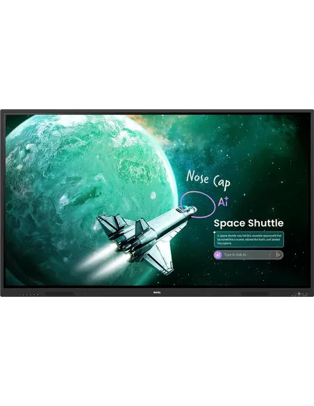 BenQ RE7505A Pantalla Interactiva 4K de 75 , 400nits ,  Android 16 , Certificación Google EDLA, Play Store