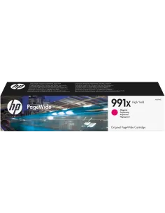 HP 991X Magenta Cartucho de Alta Capacidad de 375ml de Tinta Pigmentada-1366316