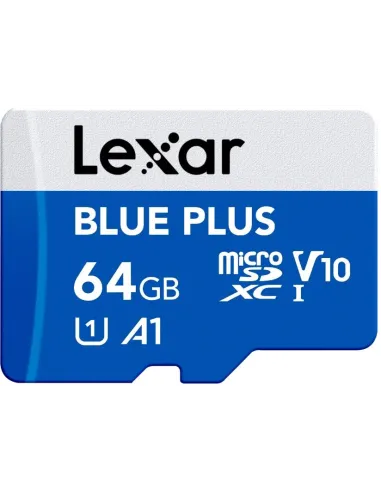 Lexar BLUE PLUS 64GB microSDXC UHS-I para móvil y cámara